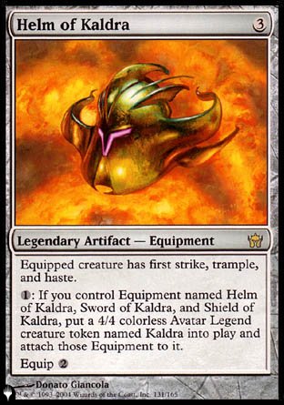 (131) Magic The Gathering The List Single: Helm of Kaldra Rare