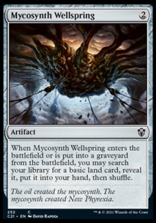 (252) Magic The Gathering Commander: Strixhaven Single: Mycosynth Wellspring Common