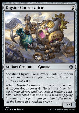 (252) Magic The Gathering The Lost Caverns of Ixalan Single: Digsite Conservator Uncommon