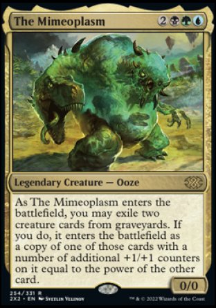 (254) Magic The Gathering Double Masters 2022 Single: The Mimeoplasm Holo Rare