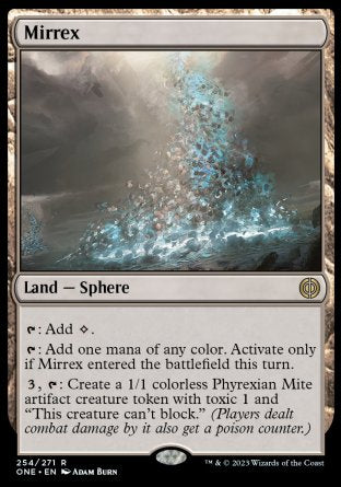 (254) Magic The Gathering Phyrexia: All Will Be One Single: Mirrex Holo Rare