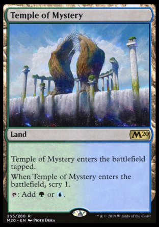(255/280) Magic The Gathering Core 2020 Single: Temple of Mystery Rare