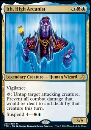 (255/289) Magic The Gathering Time Spiral Remastered Single: Ith, High Arcanist Holo Rare