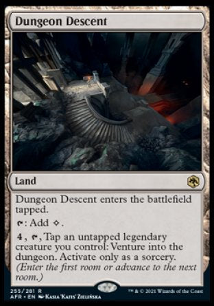 (255) Magic The Gathering Adventures in the Forgotten Realms Single: Dungeon Descent Holo Rare