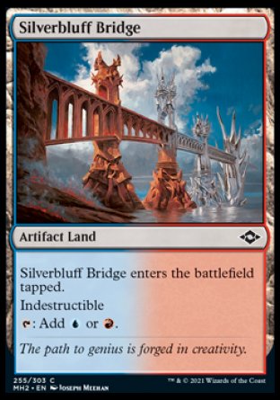 (255) Magic The Gathering Modern Horizons 2 Single: Silverbluff Bridge Holo Common