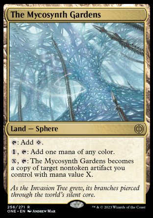 (256) Magic The Gathering Phyrexia: All Will Be One Single: The Mycosynth Gardens Holo Rare