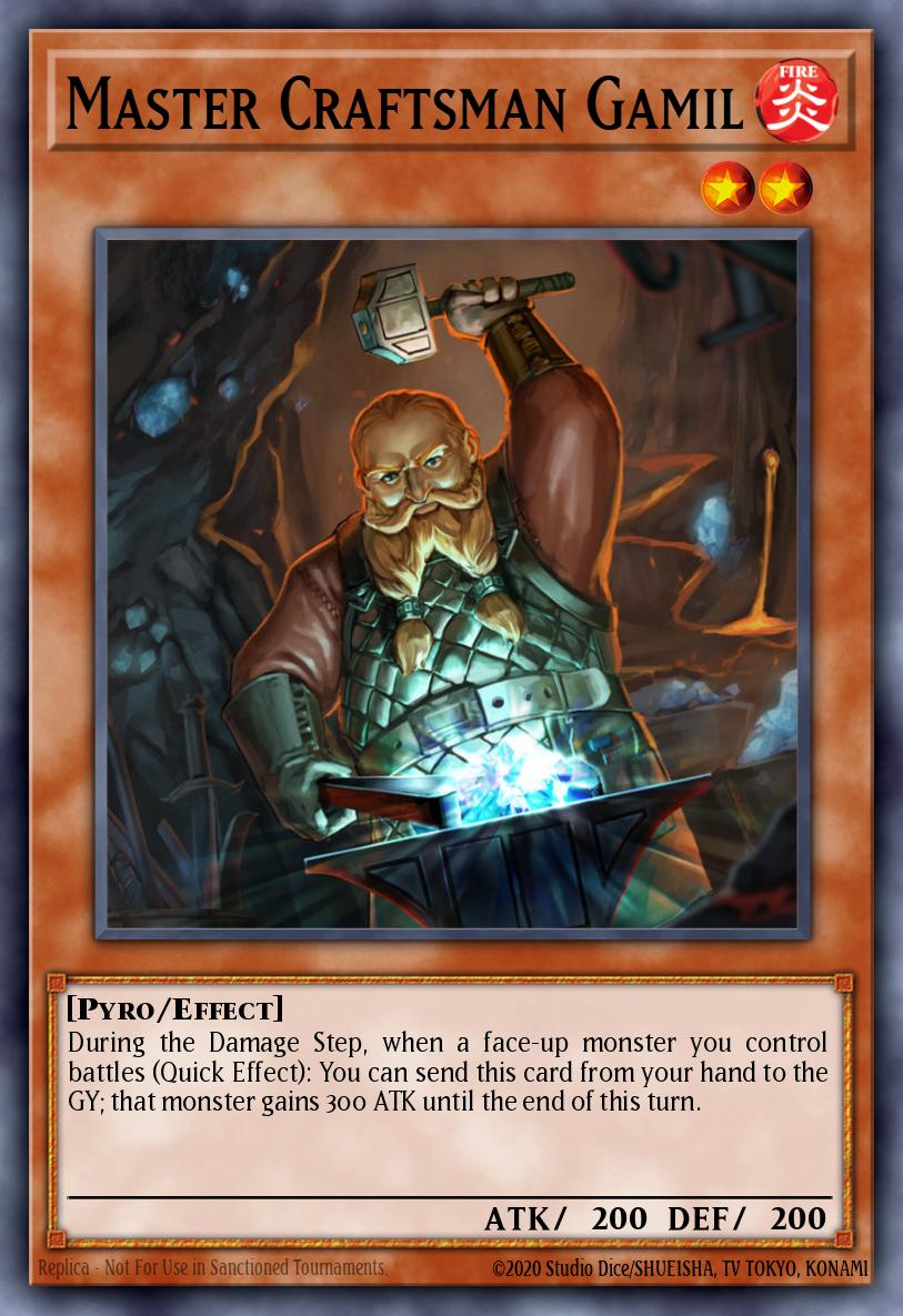 (037) YuGiOh TCG SBSC: Speed Duel: Scars of Battle Single: Master Craftsman Gamil Common