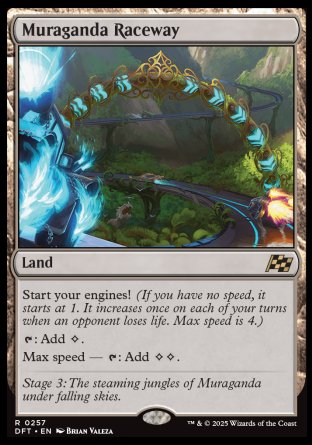 (257) Magic The Gathering Aetherdrift Single: Muraganda Raceway Holo Rare