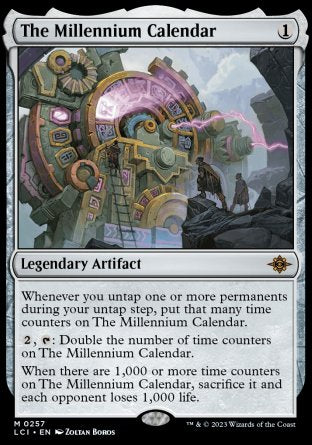 (257) Magic The Gathering The Lost Caverns of Ixalan Single: The Millennium Calendar Holo Mythic