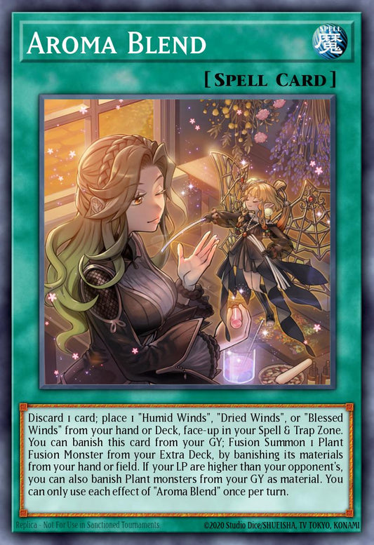 (068) YuGiOh TCG PHNI: Phantom Nightmare Single: Aroma Blend  Common