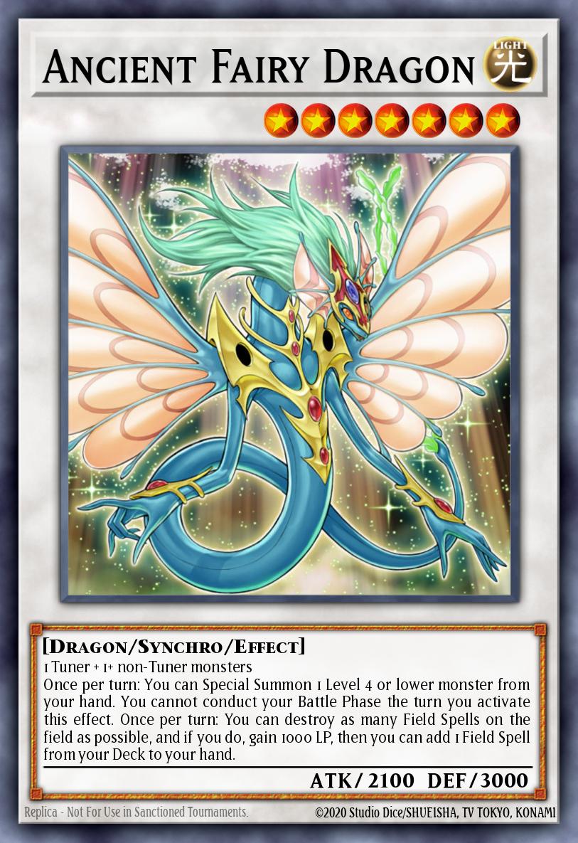 (030) YuGiOh TCG RA01: 25th Anniversary Rarity Collection Single: Ancient Fairy Dragon (V.1 - Super Rare)  Super Rare