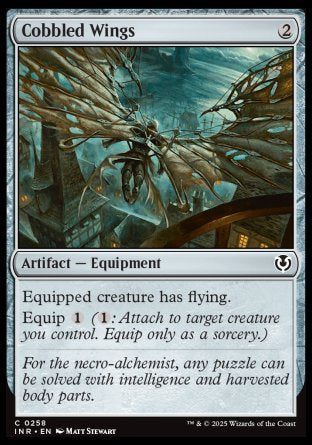 (258) Magic The Gathering Innistrad Remastered Single: Cobbled Wings Holo Common