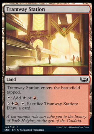 (258) Magic The Gathering Streets of New Capenna Single: Tramway Station Common