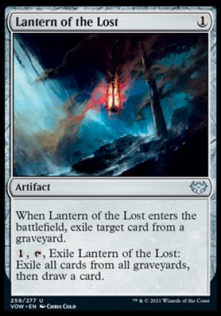 (259) Magic The Gathering Innistrad: Crimson Vow Single: Lantern of the Lost Uncommon