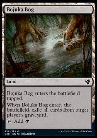 (259/322) Magic The Gathering Commander: Ikoria Single: Bojuka Bog Common