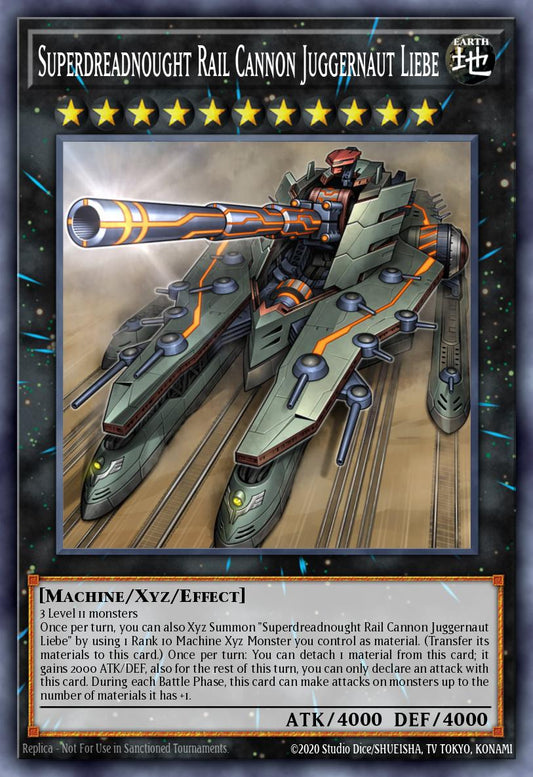 (041) YuGiOh TCG RA03: Quarter Century Bonanza Single: Superdreadnought Rail Cannon Juggernaut Liebe (V.2 - Ultra Rare)  Ultra Rare