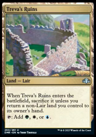 (260) Magic The Gathering Dominaria Remastered Single: Treva's Ruins Uncommon