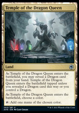 (260) Magic The Gathering Adventures in the Forgotten Realms Single: Temple of the Dragon Queen Uncommon