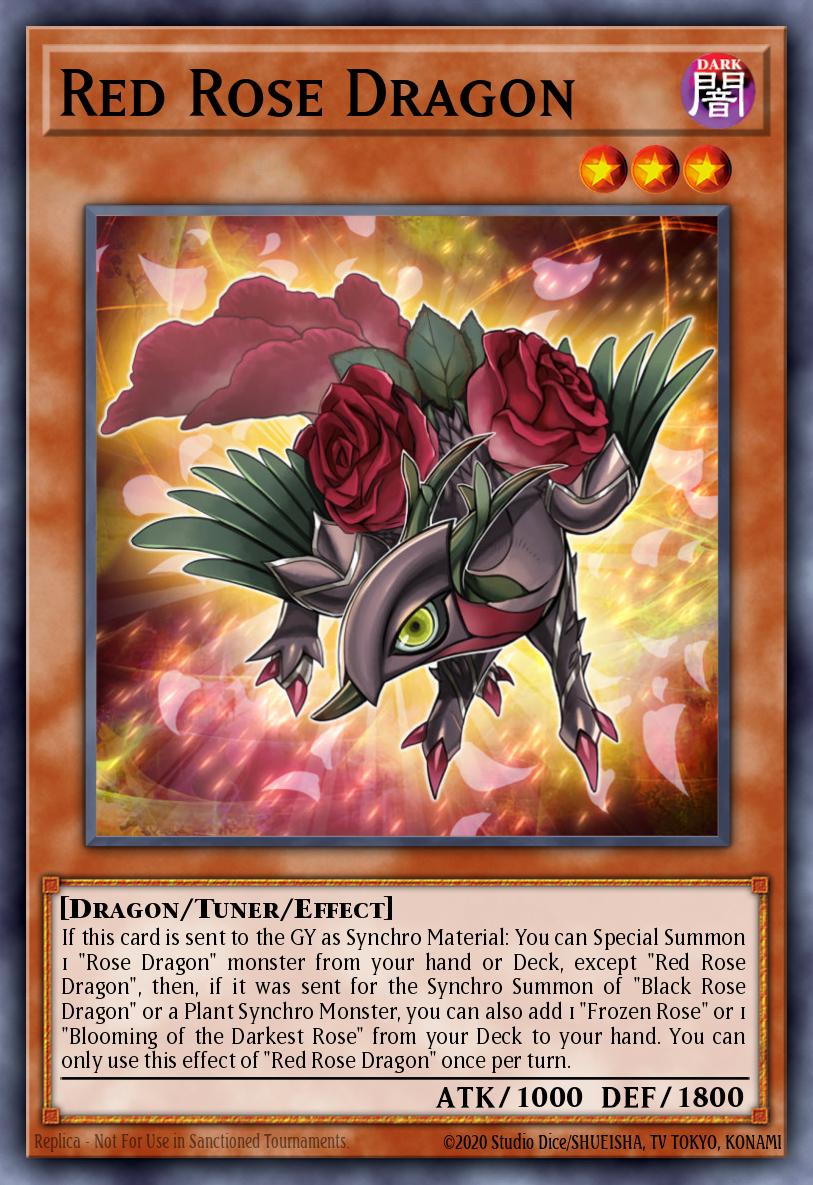 (037) YuGiOh TCG MP25: 2025 Mega-Pack Tin Single: Red Rose Dragon  Starlight Rare