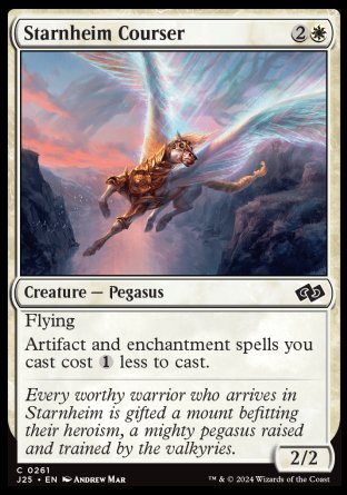 (261) Magic The Gathering Foundations Jumpstart Single: Starnheim Courser Common