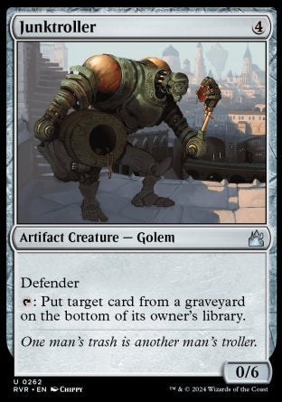 (262) Magic The Gathering Ravnica Remastered Single: Junktroller Holo Uncommon