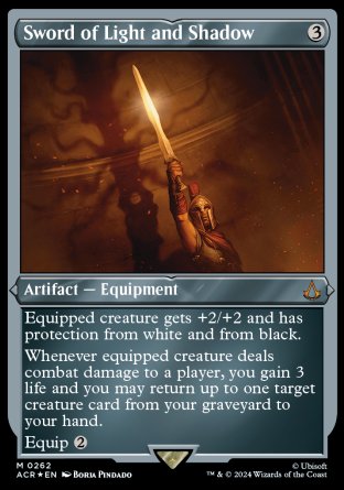 (262) Magic The Gathering Universes Beyond: Assassin's Creed: Extras Single: Sword of Light and Shadow (V.2) Mythic