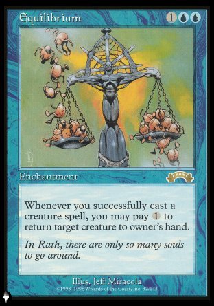 (032) Magic The Gathering The List Single: Equilibrium Rare