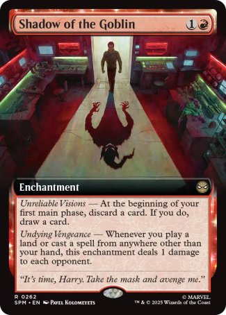 (262) Magic The Gathering Magic: The Gathering | Marvel's Spider-Man: Extras Single: Shadow of the Goblin Rare
