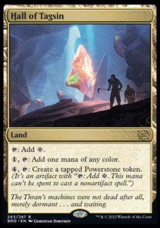 (263) Magic The Gathering The Brothers' War Single: Hall of Tagsin Rare