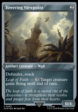 (263) Magic The Gathering Universes Beyond: Assassin's Creed: Extras Single: Towering Viewpoint Uncommon