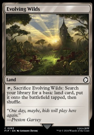 (263) Magic The Gathering Universes Beyond: Fallout Single: Evolving Wilds Common