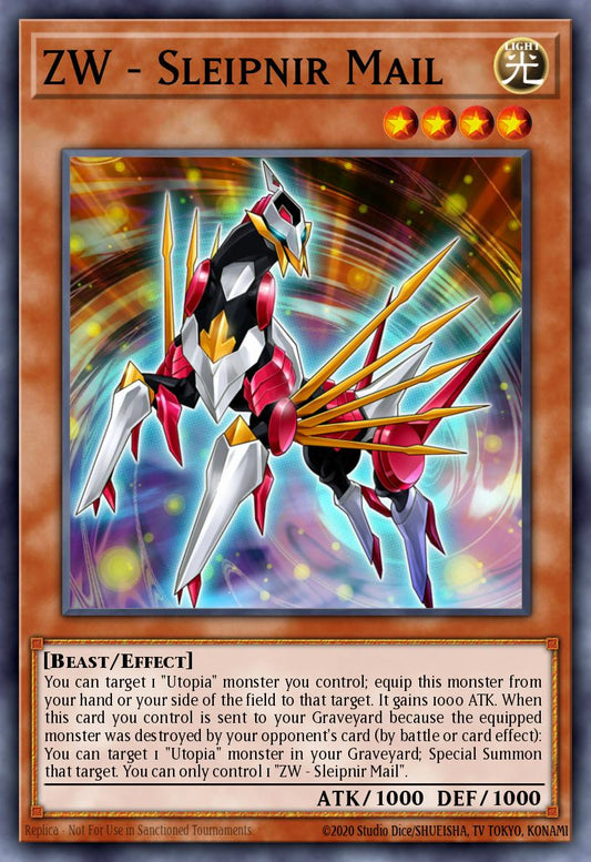 (096) YuGiOh TCG PRIO: Primal Origin Single: ZW - Sleipnir Mail  Common