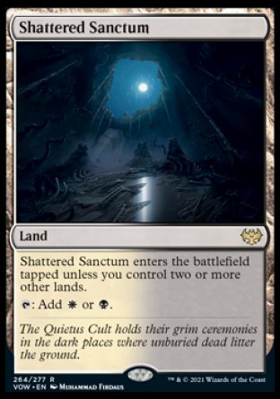 (264) Magic The Gathering Innistrad: Crimson Vow Single: Shattered Sanctum Rare