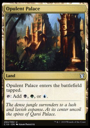 (264) Magic The Gathering Commander 2019 Single: Opulent Palace Uncommon