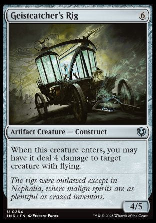 (264) Magic The Gathering Innistrad Remastered Single: Geistcatcher's Rig Holo Uncommon