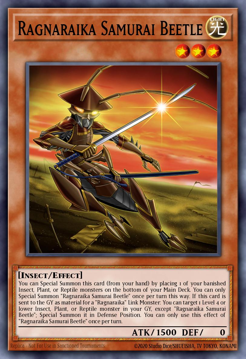 (014) YuGiOh TCG LEDE: Legacy of Destruction Single: Ragnaraika Samurai Beetle Common
