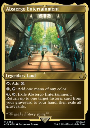 (265) Magic The Gathering Universes Beyond: Assassin's Creed: Extras Single: Abstergo Entertainment (V.2) Rare