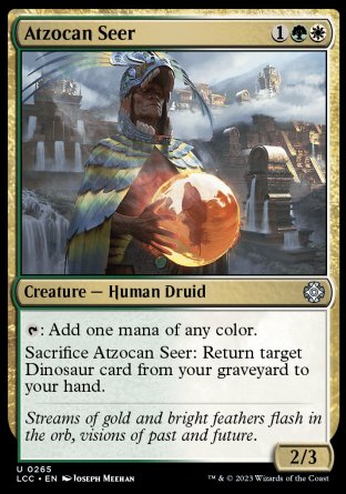 (265) Magic The Gathering Commander: The Lost Caverns of Ixalan Single: Atzocan Seer Uncommon