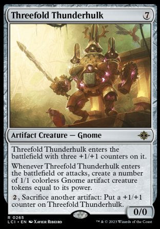 (265) Magic The Gathering The Lost Caverns of Ixalan Single: Threefold Thunderhulk Rare