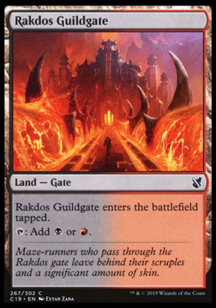 (267) Magic The Gathering Commander 2019 Single: Rakdos Guildgate Common