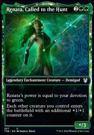 (267) Magic The Gathering Theros Beyond Death: Extras Single: Renata, Called to the Hunt Holo Uncommon