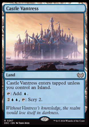 (267) Magic The Gathering Commander: Duskmourn: House of Horror Single: Castle Vantress Rare