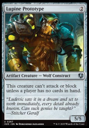 (267) Magic The Gathering Innistrad Remastered Single: Lupine Prototype Holo Uncommon