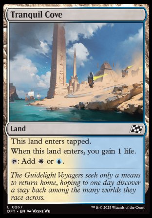 (267) Magic The Gathering Aetherdrift Single: Tranquil Cove Holo Common