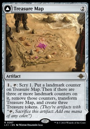 (267) Magic The Gathering The Lost Caverns of Ixalan Single: Treasure Map / Treasure Cove Rare