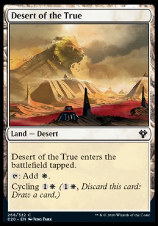 (268/322) Magic The Gathering Commander: Ikoria Single: Desert of the True Common
