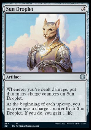 (268) Magic The Gathering Commander: Strixhaven Single: Sun Droplet Uncommon