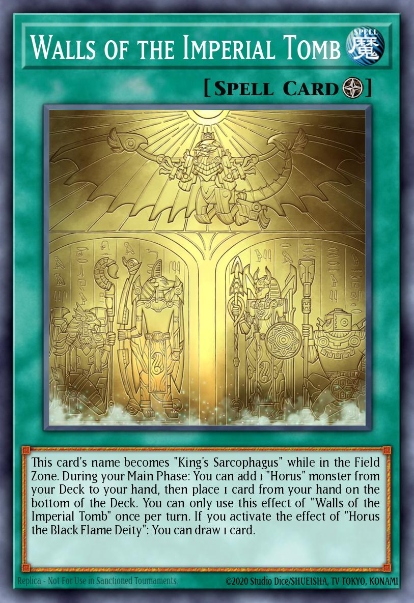 (065) YuGiOh TCG PHNI: Phantom Nightmare Single: Walls of the Imperial Tomb  Super Rare