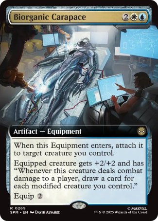 (269) Magic The Gathering Magic: The Gathering | Marvel's Spider-Man: Extras Single: Biorganic Carapace Holo Rare