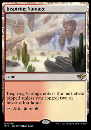 (269) Magic The Gathering Outlaws of Thunder Junction Single: Inspiring Vantage Rare